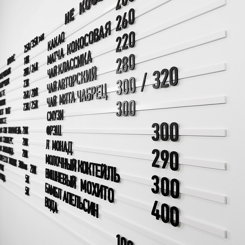 Магнитное наборное меню арт. U16 (500 символов) Магнитное наборное меню арт. U16 (500 символов)