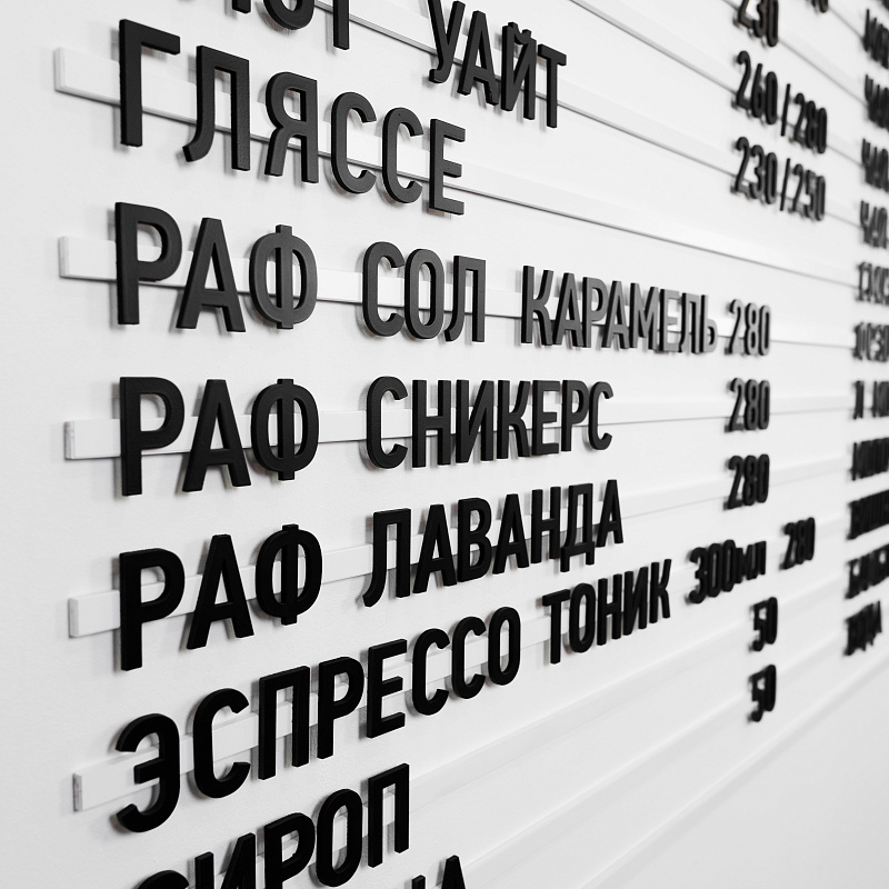 Магнитное наборное меню арт. U16 (500 символов) Магнитное наборное меню арт. U16 (500 символов)