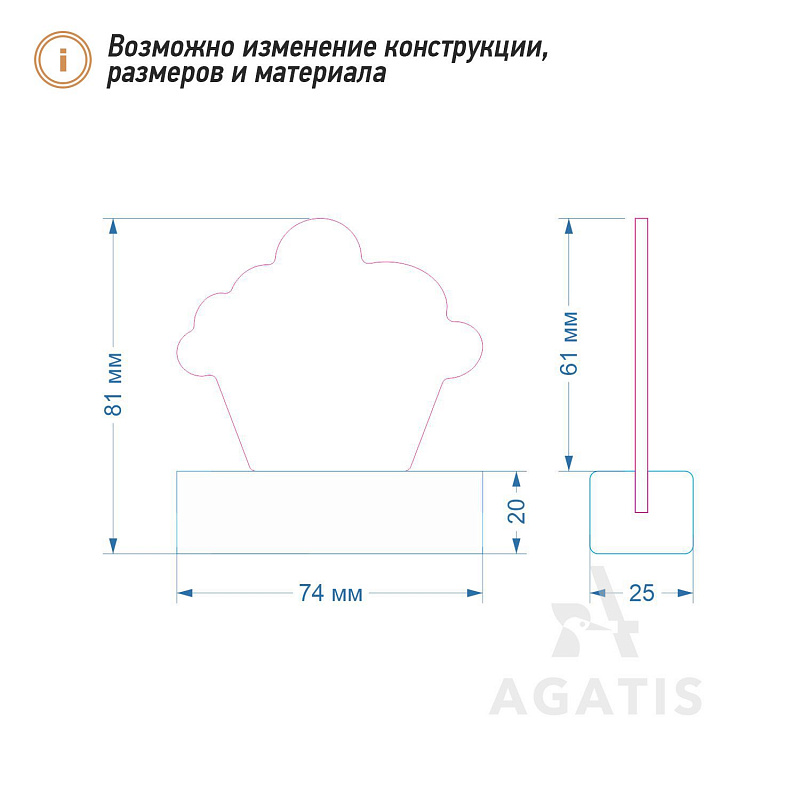 Меловой ценник L34 Меловой ценник L34